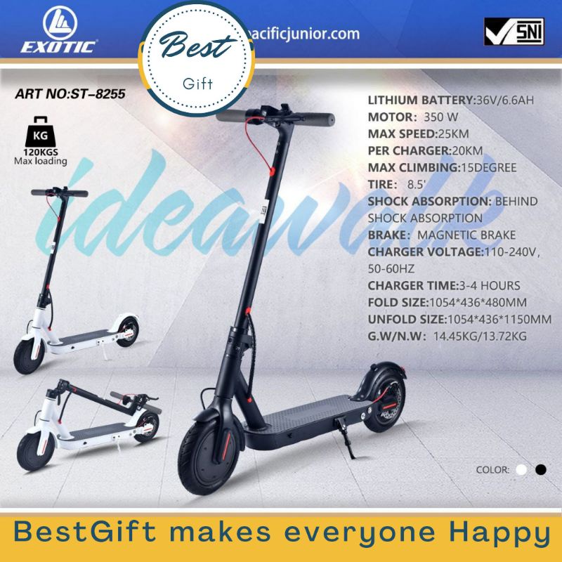 ELECTRIC SCOOTER ST-8255  EXOTIC