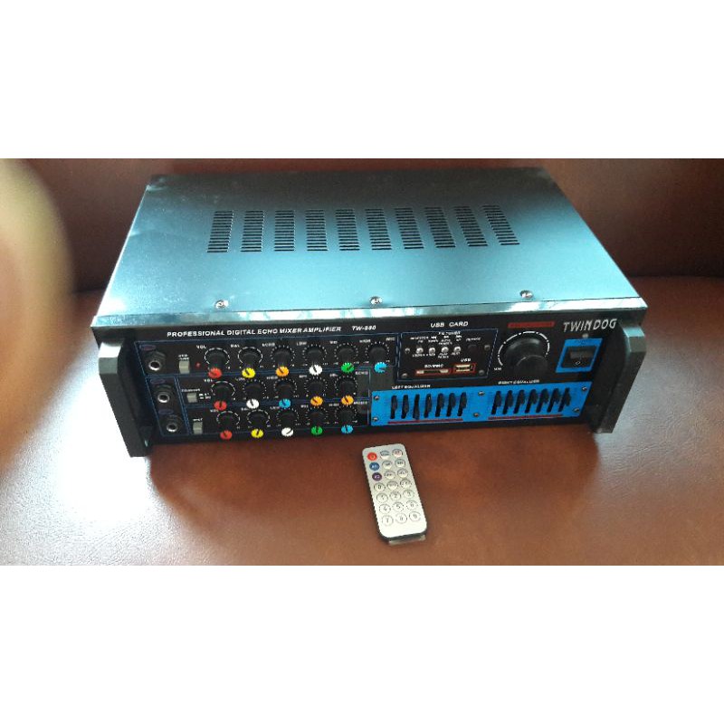 TWIN DOG  , TD  , AV TW 880 USB , Twindog , Amply , Ampli , Amplifier  , + Remote