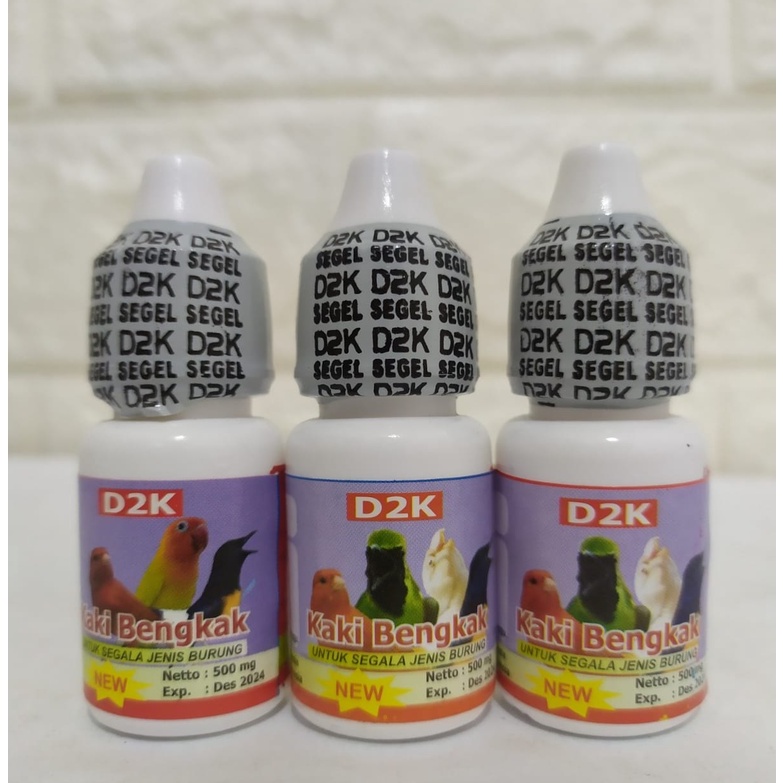 D2K Kaki Bengkak obat burung kaki bengkak luka  iritasi memborok