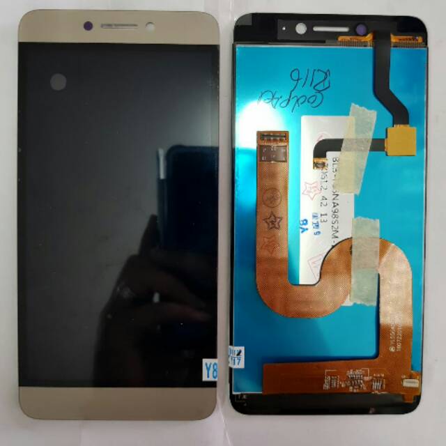 LCD COOLPAD R116 (PUTIH/GOLD)