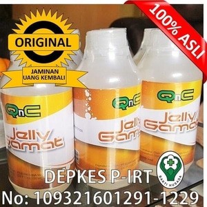 Obat Herbal Asma Sesak Nafas/Napas Aman Untuk Anak Dan Dewasa Tanpa Efek Samping Qnc Jelly Gamat 300 ML