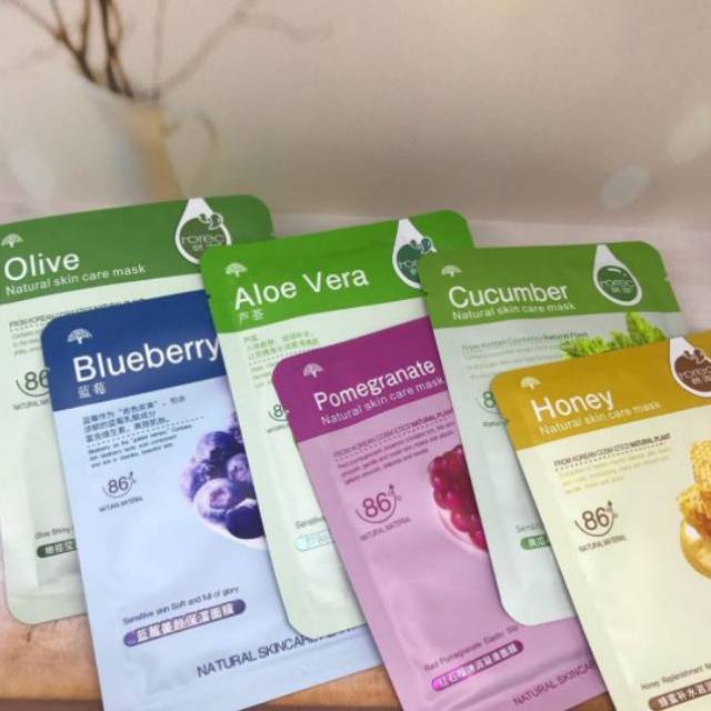 HCHANA Nature Skincare Sheet Mask | Shopee Indonesia