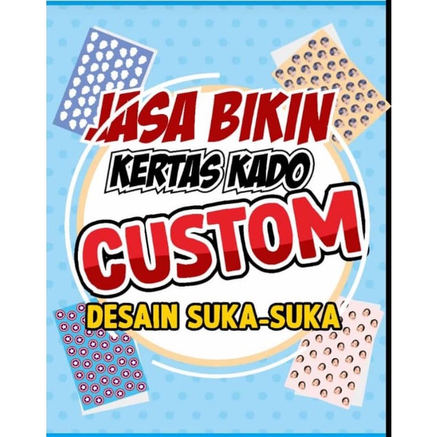 Jual Cetak Kertas Kado Custom Indonesia Shopee Indonesia