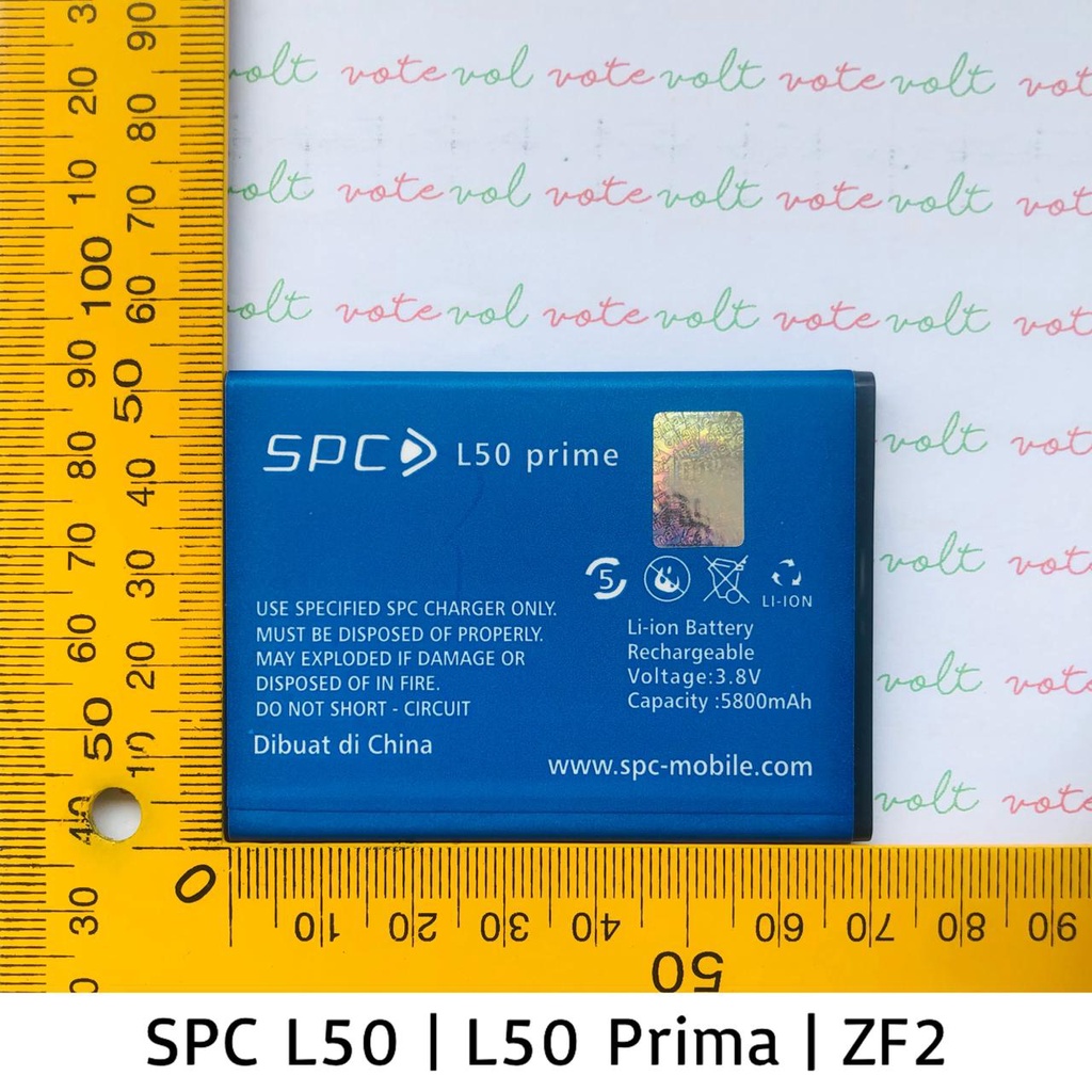 Baterai Batre SPC L50 / L50 PRIMA / ZF2 Battery SPC L50 PRIMA Original