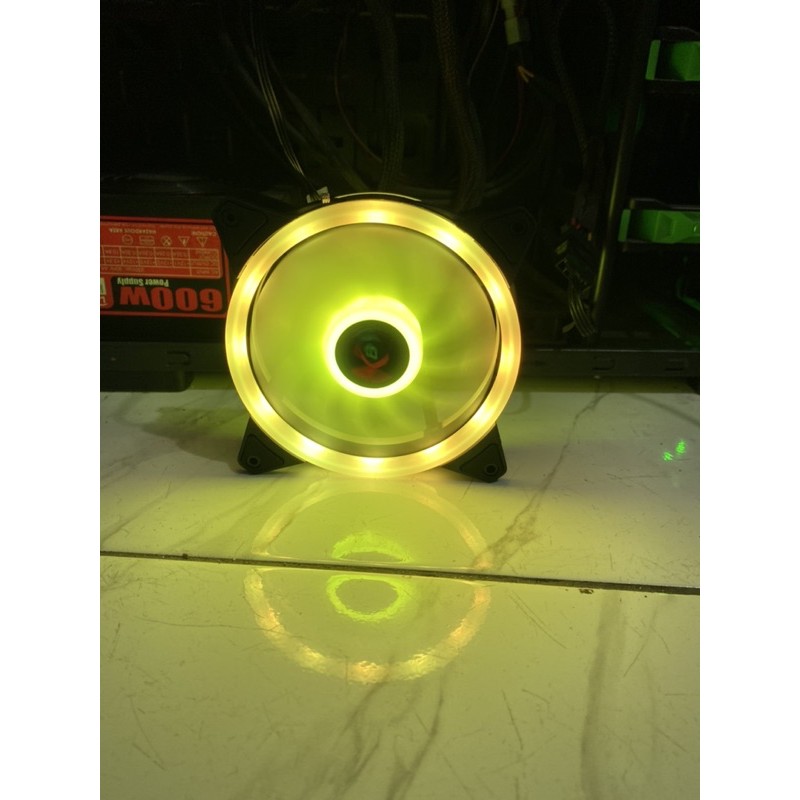 XBT SHURIKEN Rotating RGB Auto Fan Casing 12CM Double RING LED SYNC XB-112