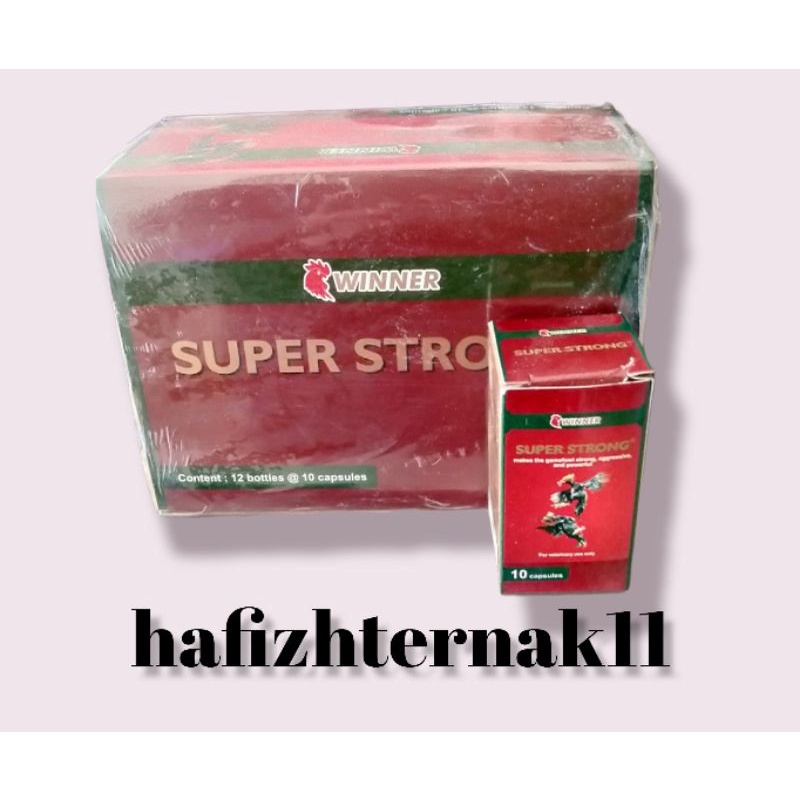 Super Strong 10 kapsul ( doping ayam adu )