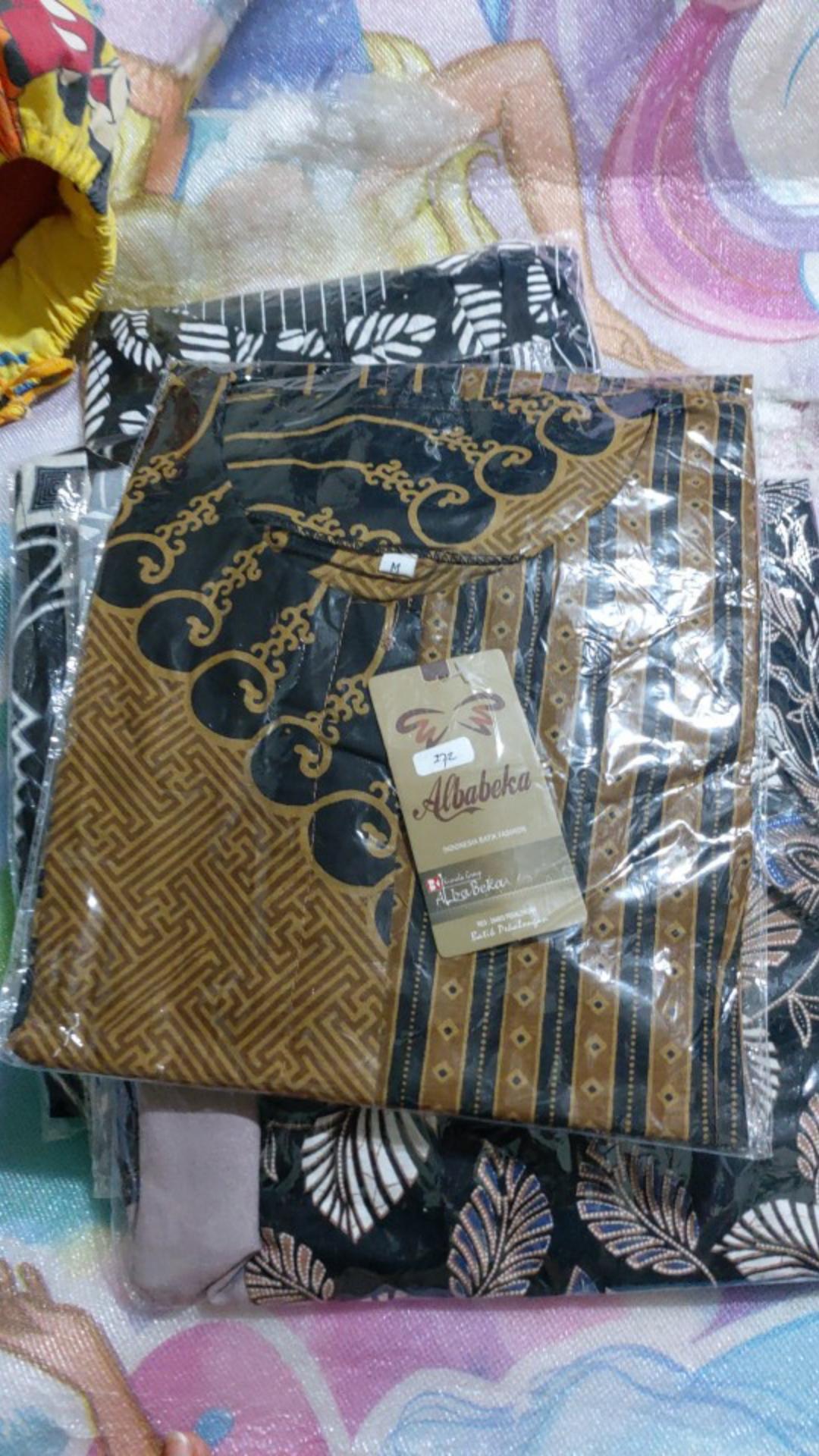 Batik Wanita Asj Sa Hrb026 Kenongo Kemeja Tosca Pendek