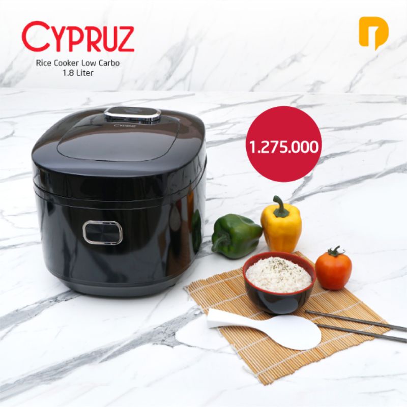 Rice Cooker Rendah Gula Cypruz Rice Cooker Low Carbo 1.8 Liter