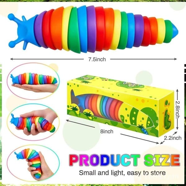 [TULALA SHOP] Mainan Fidget ULAT DAN SIPUT slug toys mainan refleksi mainan penghilang stress mainan ulat sensory play