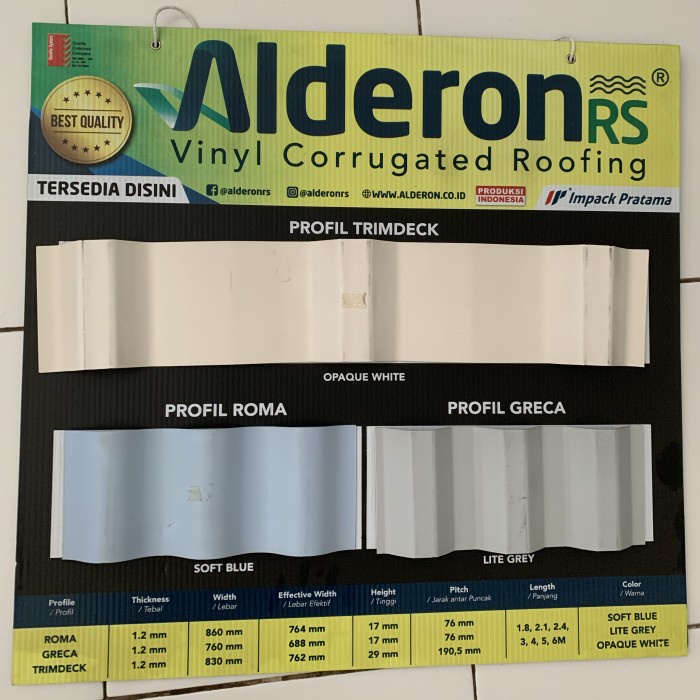ALDERON RS GRECA EFEKTIF 69cm panjang 6 Meter