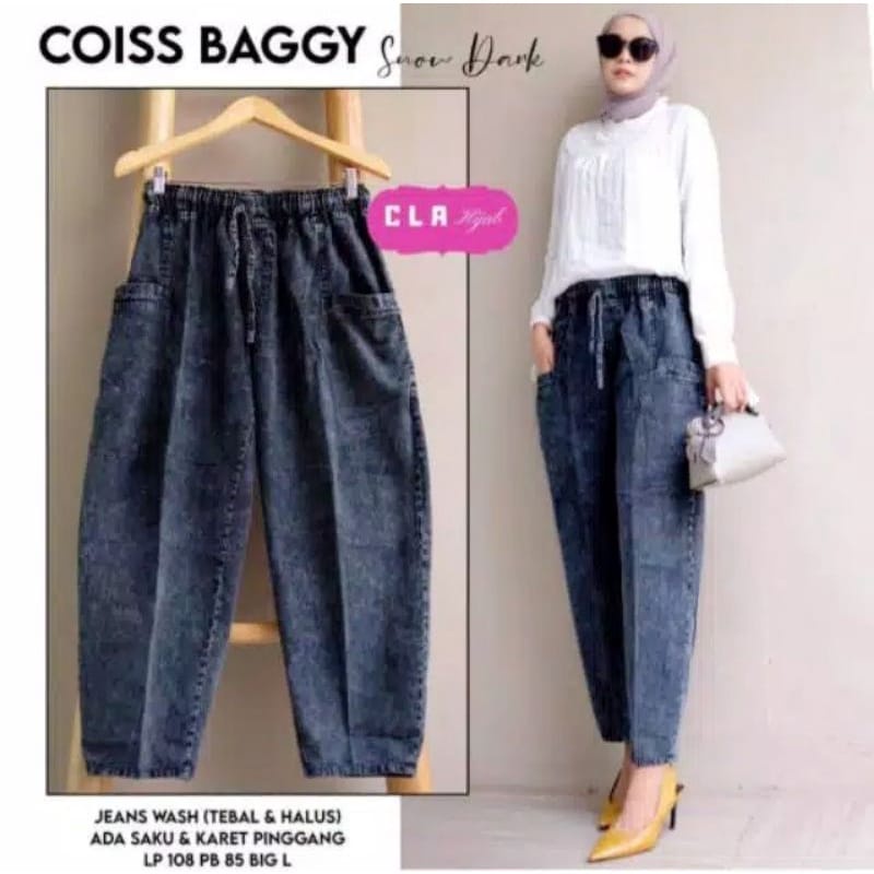 (TERBARU) Yoggie Pants Jeans //baggy jeans kekinian