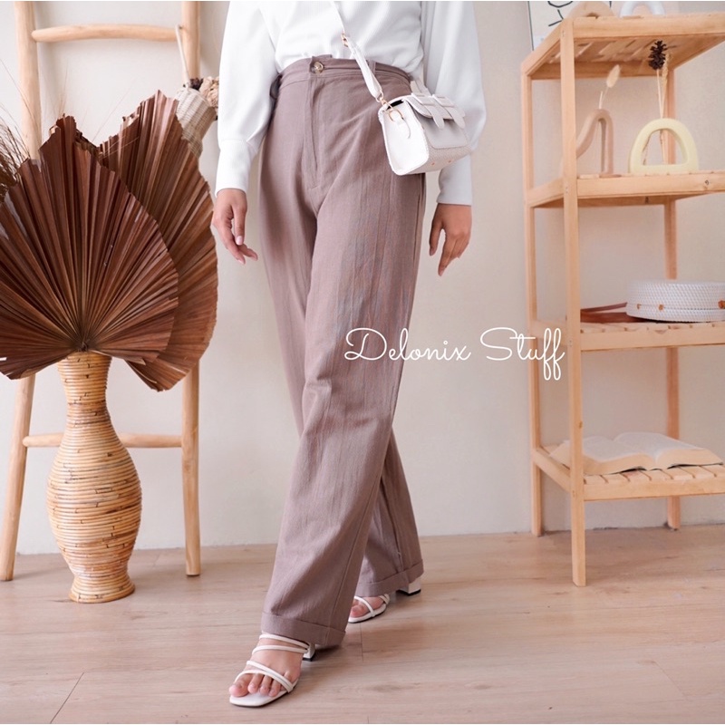 Raisa bangkok linen kulot