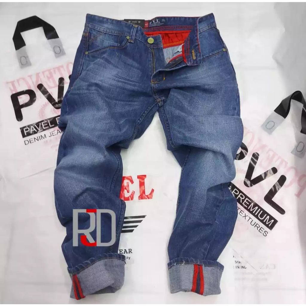 Celana Jeans Pria Panjang Pavel Original Premium/Celana Panjang Pria/Celana Jeans Pria/Celana