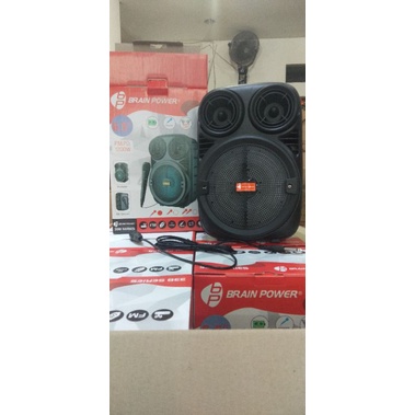 Speaker Bluetooth 3381  SERIES 6,5 INCH FREE MIC  KARAOKE FM SUPER BASS