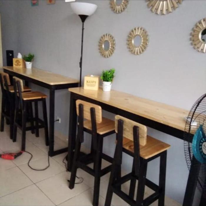 Nay Bar | Meja Bar Minimalis / Meja Bar Mini Bar / Meja Bar Jati Belanda Promo Terbaru