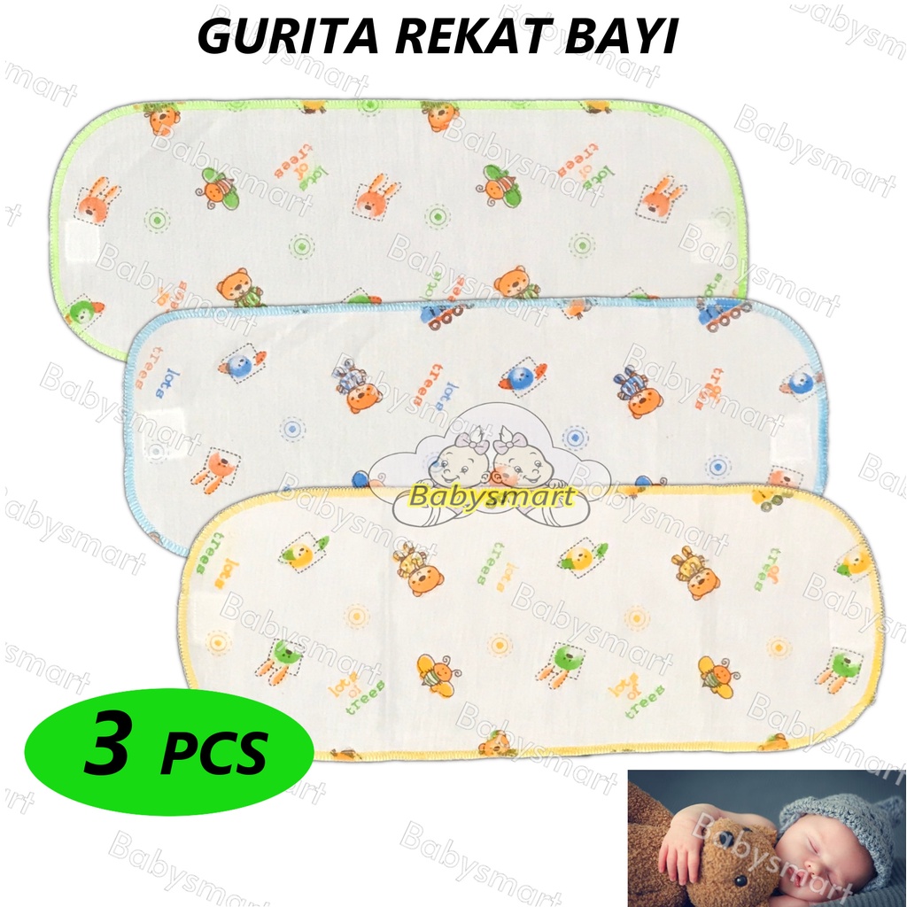 Babysmart - 3 Pcs Gurita/Grito Bayi Rekat / Kretekan Instan SABLON/TABUR