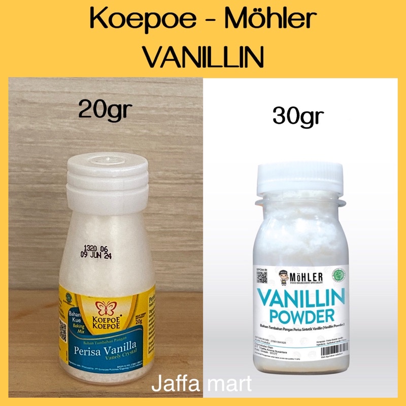 Vanilli Bubuk (Powder) KOEPOE 20gr | MOHLER 30gr