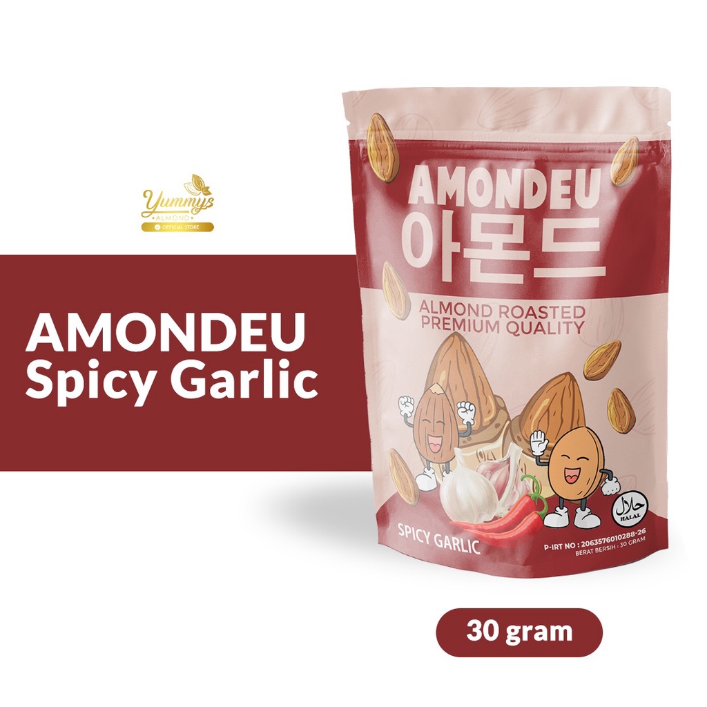 AMONDEU KOREAN ALMOND ROASTED 30gr