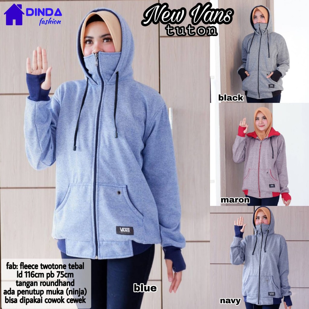 Jaket wanita ninja new vans tuton original / Solo Grosir Store