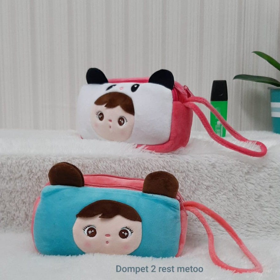 Dompet Anak  Cewek Metoo 10x18cm/dompet hape/pencil case/tempat pensil/souvenir