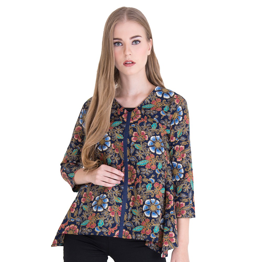 Blouse Wanita Rianty Batik Lovena Blouse Batik Murah Blouse Wanita Rianty Batik Lovena Blouse Batik Murah