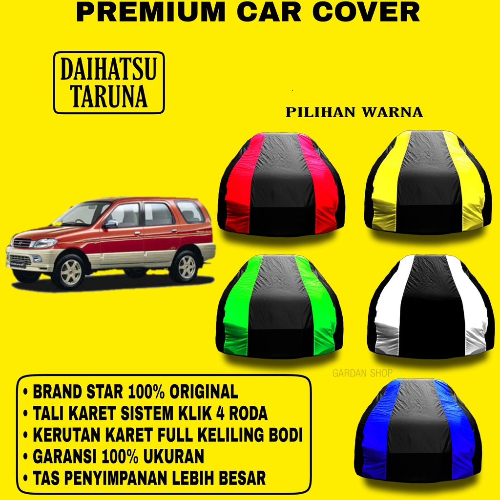 Body Cover DAIHATSU TARUNA Garis 2 WARNA Penutup Pelindung Bodi Mobil Daihatsu Taruna PREMIUM