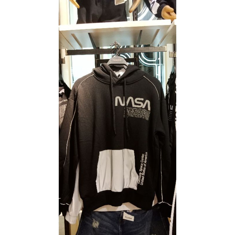 JASTIP HOODIE NASA REFLECTIVE POCKET (PULL&BEAR)