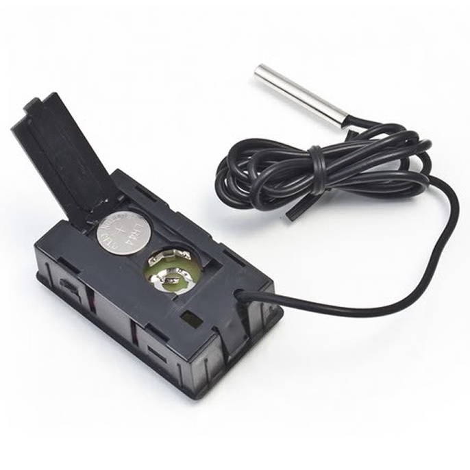 Termometer Thermometer Digital Akuarium Aquarium Aquascape Pengukur Suhu Air - Hitam