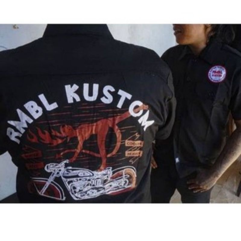 WORKSHIRT HEM RUMBLE ORIGINAL MOTM BK