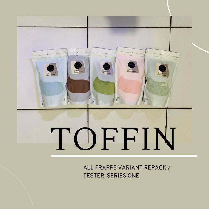 

Bubuk / Frappe Toffin Powder Repack Tester Matcha Chocolate Klepon Ketan Dll 1 - 400 Gram