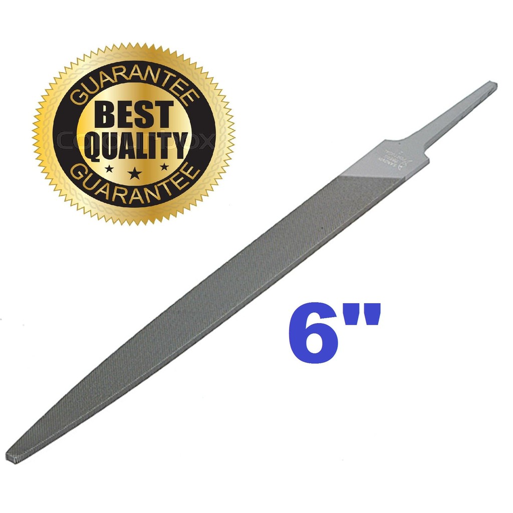 Kikir Besi Flat / Kikir Gepeng / Kikir Plat 6" Kasar USA