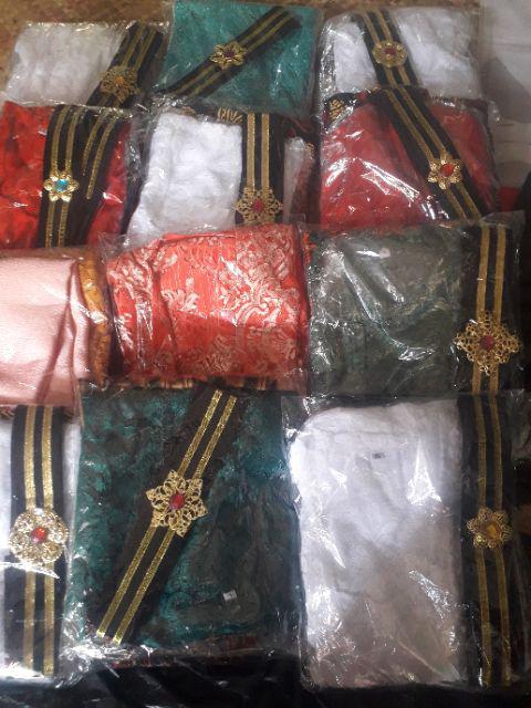 Setelan Kebaya Stretch Paris Merah