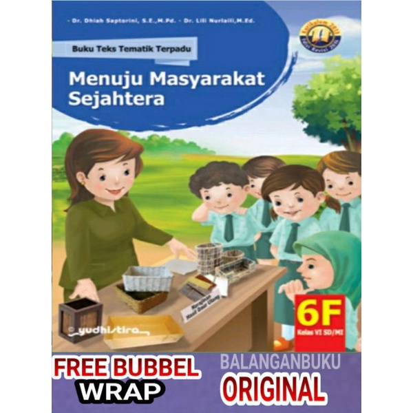 BUKU TEMATIK TERPADU 6F SD Mi K2013N KELAS 6 SD YUDISTIRA EDISI REVISI