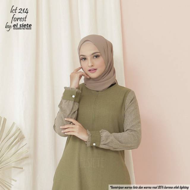 Gamis elsiete . Lct 214 (seri warna baru)