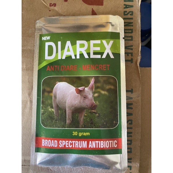DIAREX BABI POWDER obat diare mencret babi dan ternak