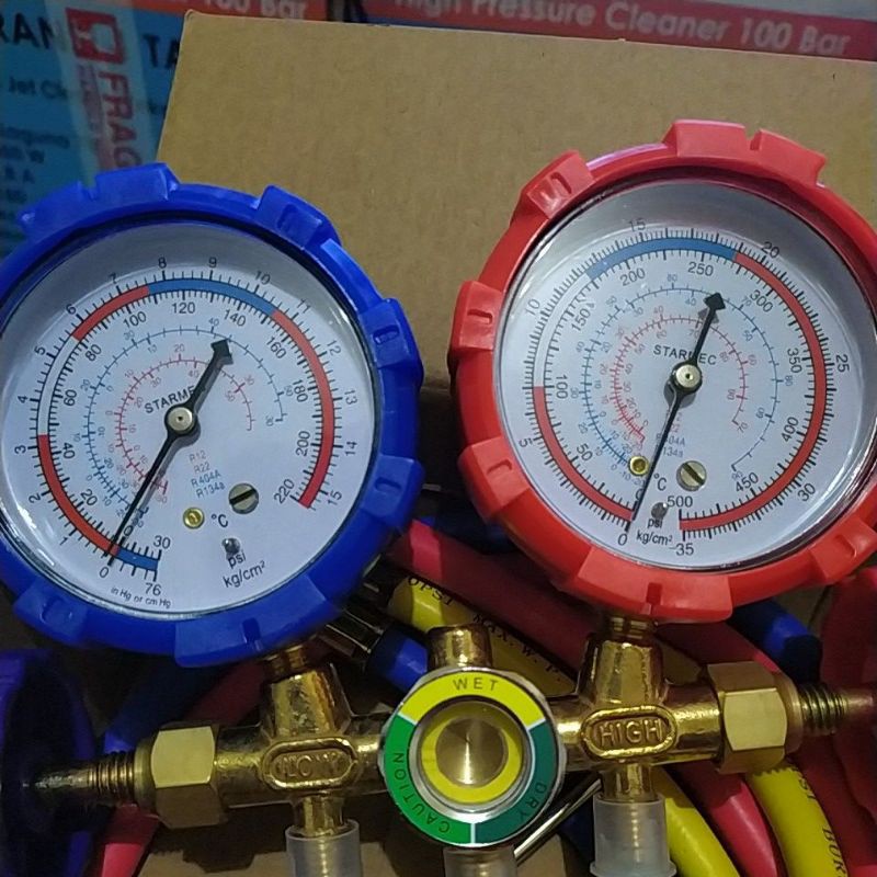 manifold 2kepala untuk cek freon