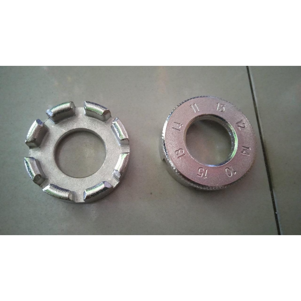 Kunci stel setel roda ruji jari jari stainlish