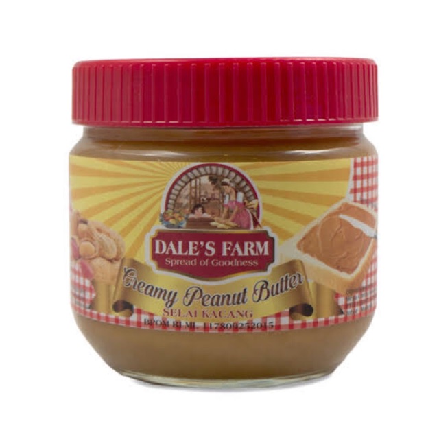 

DALE'S FARM CREAMY PEANUT BUTTER SELAI KACANG 250G