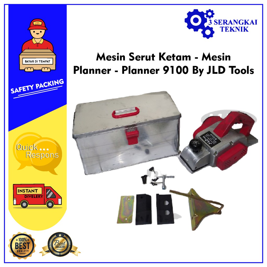 Mesin Serut Ketam - Mesin Planner - Planner 9100 By JLD Tools