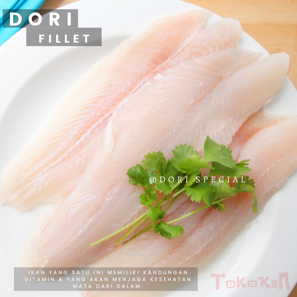 Dori Fillet Lokal 1KG frozen fresh/Ikan Dori / Ikan Patin Fillet Lokal @1kg - Kualitas Super
