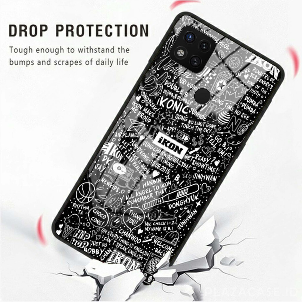 Softcase Glass Kaca [K64] for REDMI 9C RENO 4F V20 V20 SE A53 C17 RENO 4 REALME 7i Y30 Y50 A31 A73