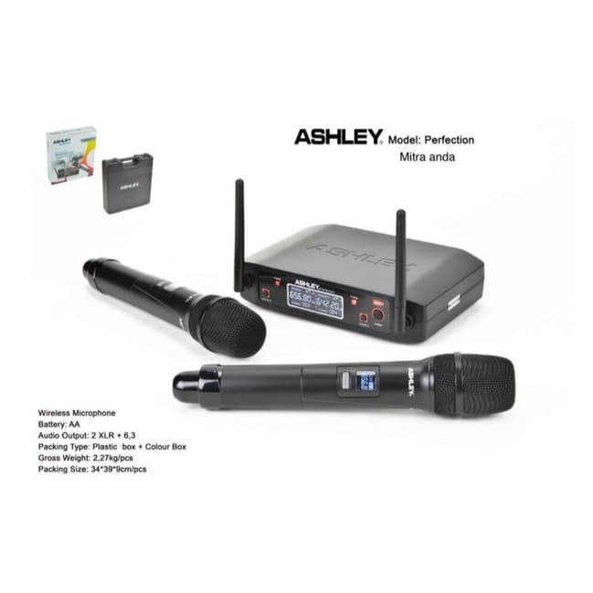 Mic Wireless Ashley Perfection Series Original