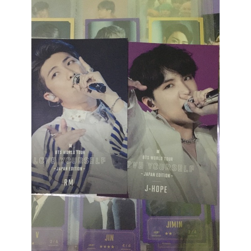 poster LY japan bluray edition jhope dan RM (bundle)