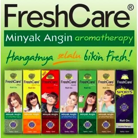 FRESHCARE | Roll on / Patch Minyak Angin Telon Aromaterapi Fresh Care 10ml Eucalyptus