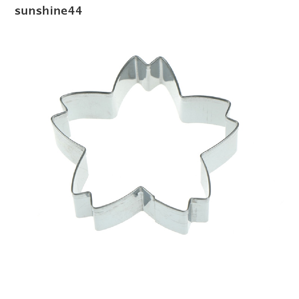 Sunshine Cetakan Kue / Biskuit Bentuk Bunga Sakura Bahan stainless steel