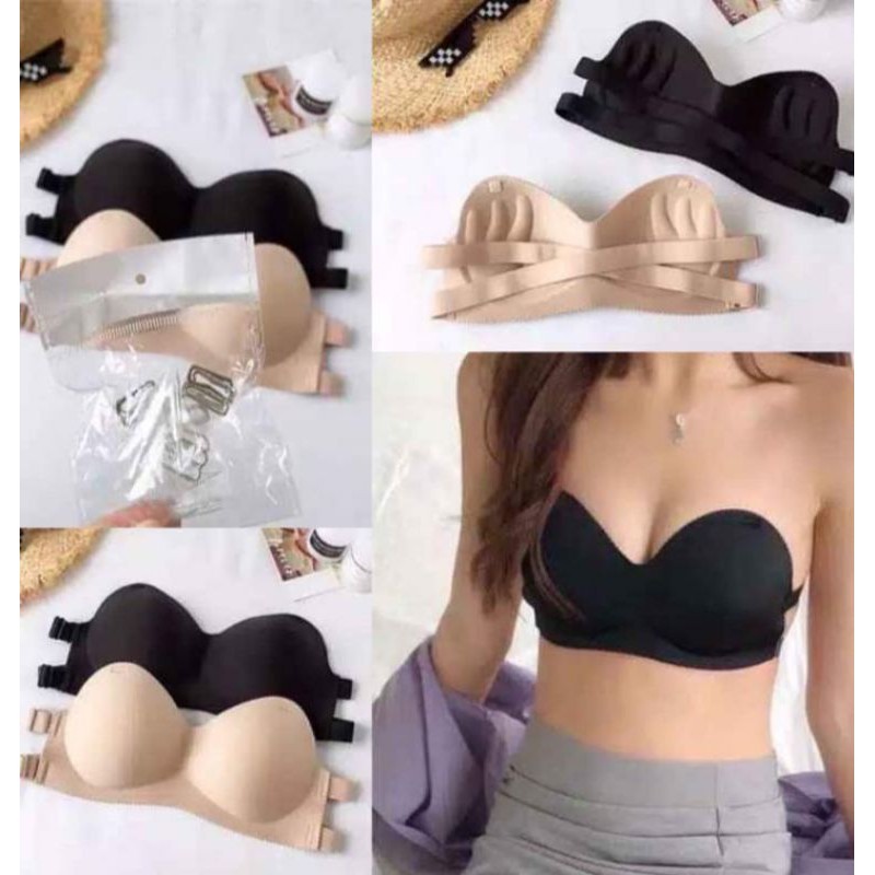 Bra push up Tanpa tali