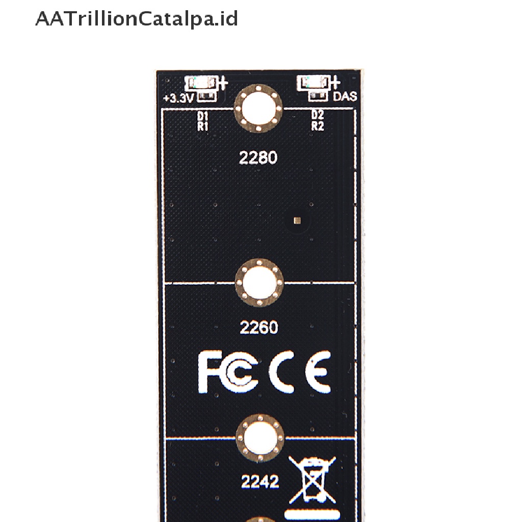 Adapter Konektor Kunci Pcie Ke M2 Nvme Ssd M2 Pcie X1 Raiser Pci-E Express M