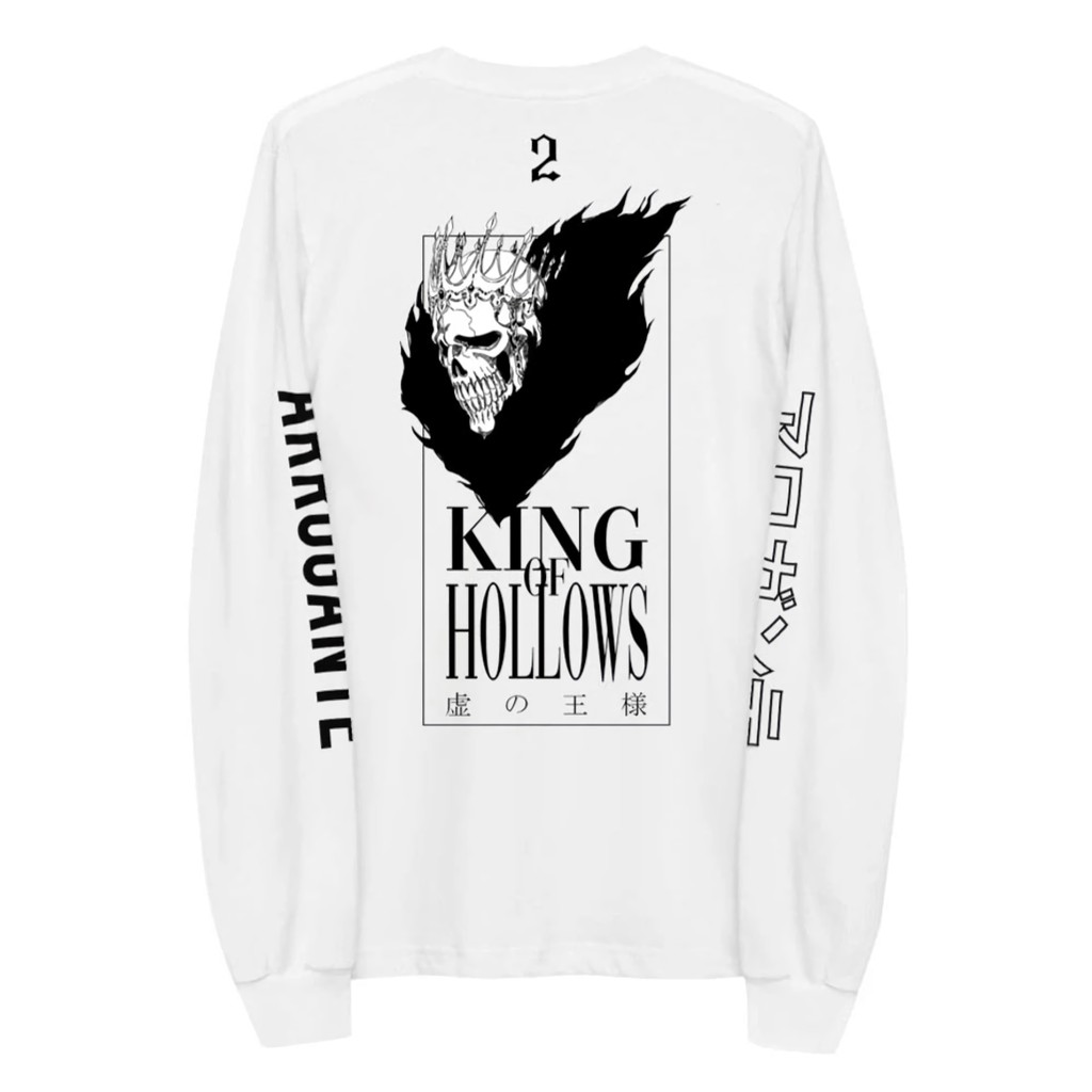 Longsleeve Karet Baraggan Louisenbairn King of Hollows anime Bleach