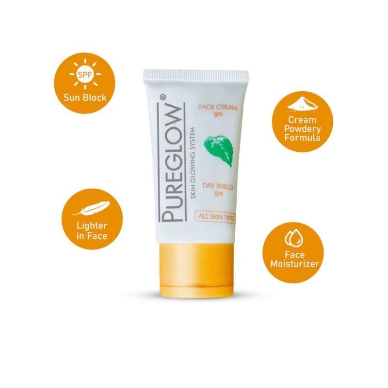 PUREGLOW face cream All skin tipe 30gr spf 40 (sunblock)