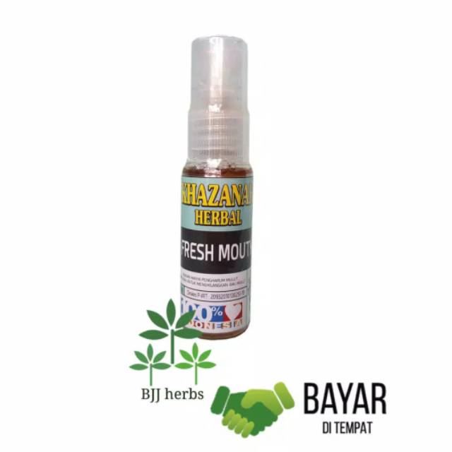 KHAZANAH HERBAL FRESH MOUTH BEBAS BAU MULUT (PARFUM MULUT)